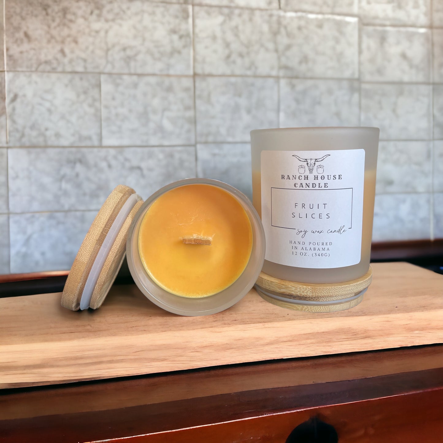 Fruit Slices Candle