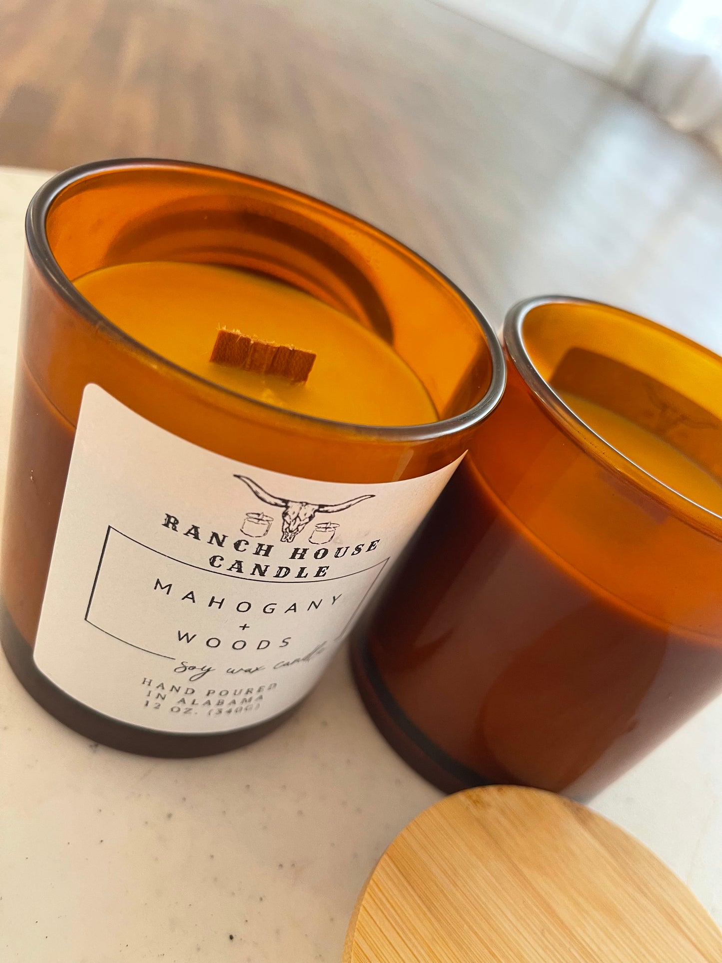 Mahogany + Woods Candle